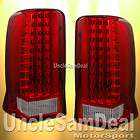 CADILLAC ESCALADE EURO RED LED L.E.D. TAIL LIGHTS PAIR DIRECT FIT