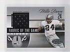 06 Leaf Certified Willie Brown Fabric Game Jersey /100