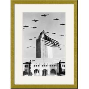   Matted Print 17x23, Flight Training Formation In Texas