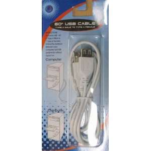  USB Extension cord, cable, 60, A male to A female: Office 