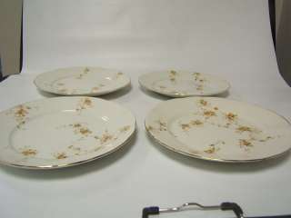 AJ Wilkinson England 4 medium plates vintage porcelain  