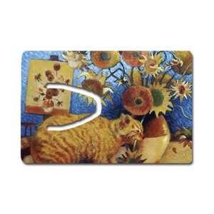  Van Gogh bad cat Bookmark Great Unique Gift Idea 