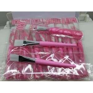   Pink Makeup Brush Set Goat Hair Cosmetic Make up Makeup Brushes set