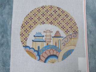 Will be offering a large group of hand painted needlepoint canvases 