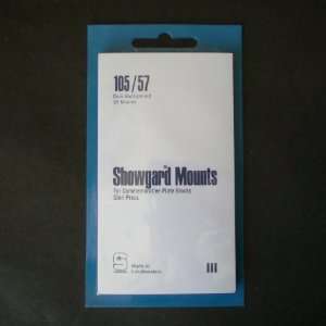  Showgard Pre cut Black Stamp Mounts Size 105/57 