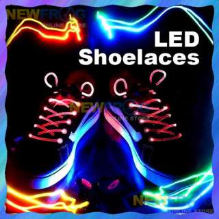 New LED Shoe Lace Magically Lighting the Night Glow C  