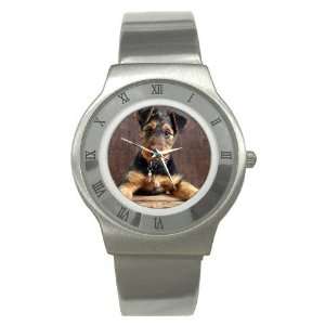  Airedale Terrier Puppy Dog Stainless Steel Watch GG0003 