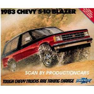  1983 Chevrolet S 10 Blazer Original Dealer Sales Brochure   Chevy 