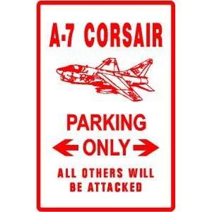 CORSAIR PARKING airplane military sign 
