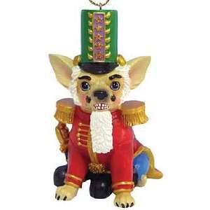  Aye Chihuahua Dog as Nutcracker Christmas Ornament: Home 