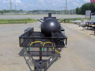 BBQ PIT SMOKER concession 6x14 trailer gas GRILL 500  