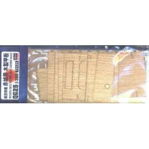 Akagi Wooden Deck w/Adhesive Back & Photo Etched Parts 1 