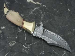 UNIQUE HAND FORGED DAMASCUS KNIFE RAZOR SHARP BEST QUALITY  