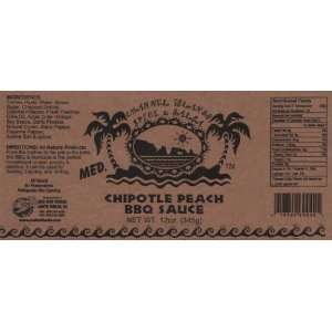 Channel Islands Chipotle Peach BBQ Sauce  Grocery 