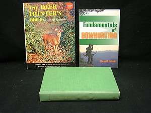 Deer Hunting Bowhunting North American Big Game Hunting 3 Book Lot 