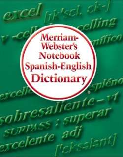 BARNES & NOBLE  Merriam Websters Notebook Spanish English Dictionary 
