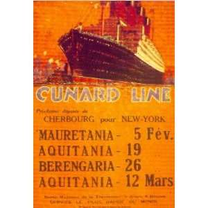  Poastcard: Cunard Line: Everything Else
