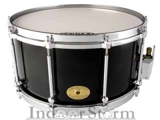 7x14 Noble & Cooley Snare Drum Maple Solid Shell Black  