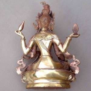 Copper Statue of Goddess of wealth LAKSHMI LAXMI, 8  