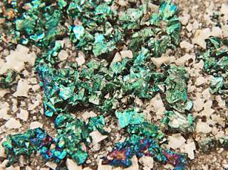 Rainbow CHALCOPYRITE Crystals Blue/Gold/Magenta MO  