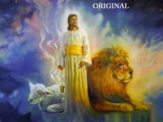 Jesus ~ The Lion & The Lamb Cross Stitch Pat Bible TBB  