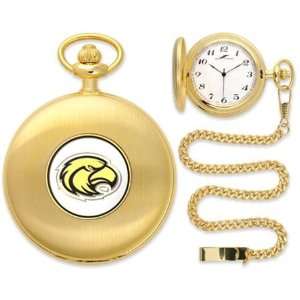  Southern Miss Golden Eagles USM NCAA Gold Pocket Watch 