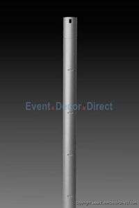 8ft Fixed 2 Upright for Pro Series Pipe and Drape  Pro Backdrop Kit 