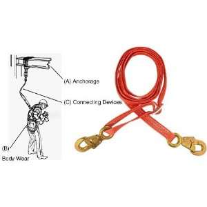  CRL 10 Foot Adjustable Nylon Webbing Lanyard by CR 