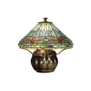  Dale Tiffany Darius 2 Light Table Lamp TT50218: Home 