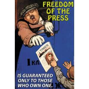  Freedom of the Press 24X36 Giclee Paper