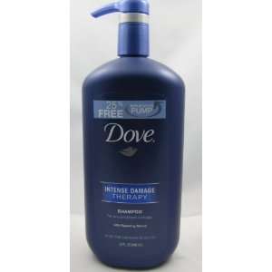 Dove Intense Damage Therapy Shampoo with Repairing Serum 32 oz Salon 