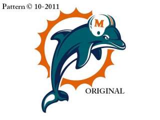 Miami Dolphins #2 Cross Stitch Pattern NFL Football TBB  