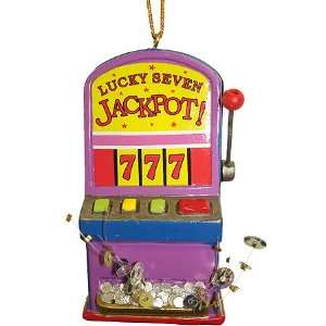  Lucky 7s Jackpot Slot Machine Casino Christmas Ornament 