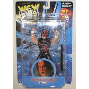  Wcw Now Power Punch Sting Figure Toys & Games