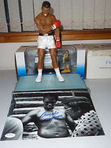 Muhammad Ali Statue LE Pro Shots 1965 Champ W Signed Angelo Dundee 