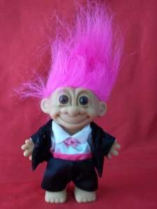 Russ Groom Troll Doll Pink Hair  