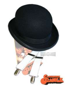 CLOCKWORK ORANGE Derby Hat Suspender COMBO New ALL SIZE  