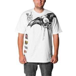  MSR Deegan Metal Mulisha T Shirt , Color: White, Size: Md 