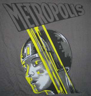 Metropolis Silent Movie Maria Face Logo T Shirt Size 2X  