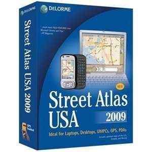  Delorme Street Atlas USA 2009 Software Electronics