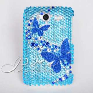 Butterfly Bling Case for HTC G13 Wildfire S A510E 04 US  