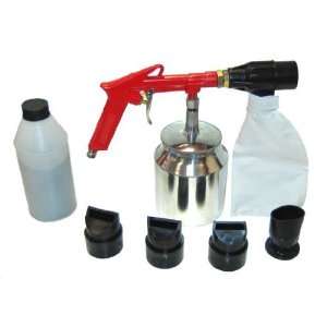  TCPglobal Brand Air Sand Blasting Gun with Sand Recovery 