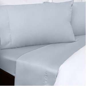  Solid Blue 600 Thread Count king size Attached Waterbed 