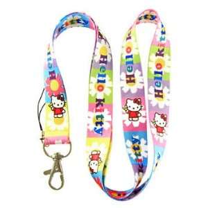 HELLO KITTY SPRING TIME 20mm x 44cm Neck Cell Phone Lanyard Keys Id 
