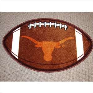    Texas Longhorns UT NCAA Football Shaped Rug: Sports & Outdoors