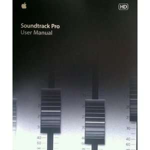  Soundtrack Pro User Manual Inc. Apple Computer Books