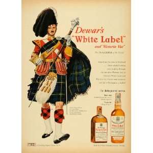 1951 Ad Dewar White Label Victoria Vat Scotch Whiskey   Original Print 