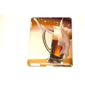  Color Painting Case for iPad 2 with Bright Color   Beer 