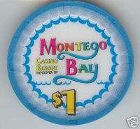MONTEGO BAY CASINO WENDOVER NV $1 CHIP E1570 (NEW)  