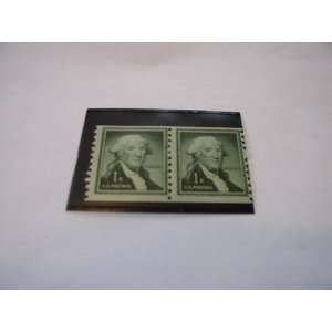   Pair of $.01 Cent US Postage Stamps, George Washington, 1954, S#1054
